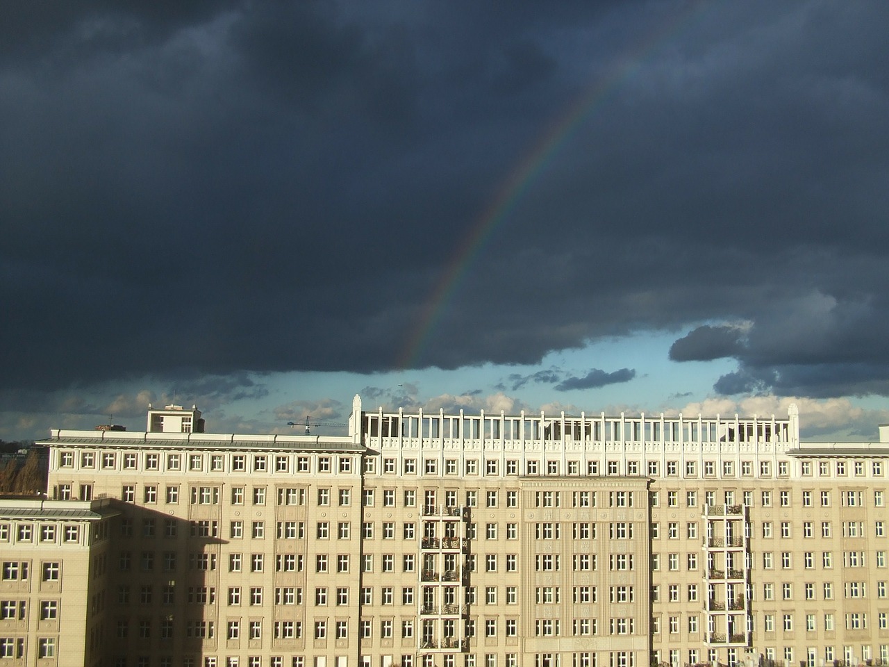 karl marx allee berlin building free photo