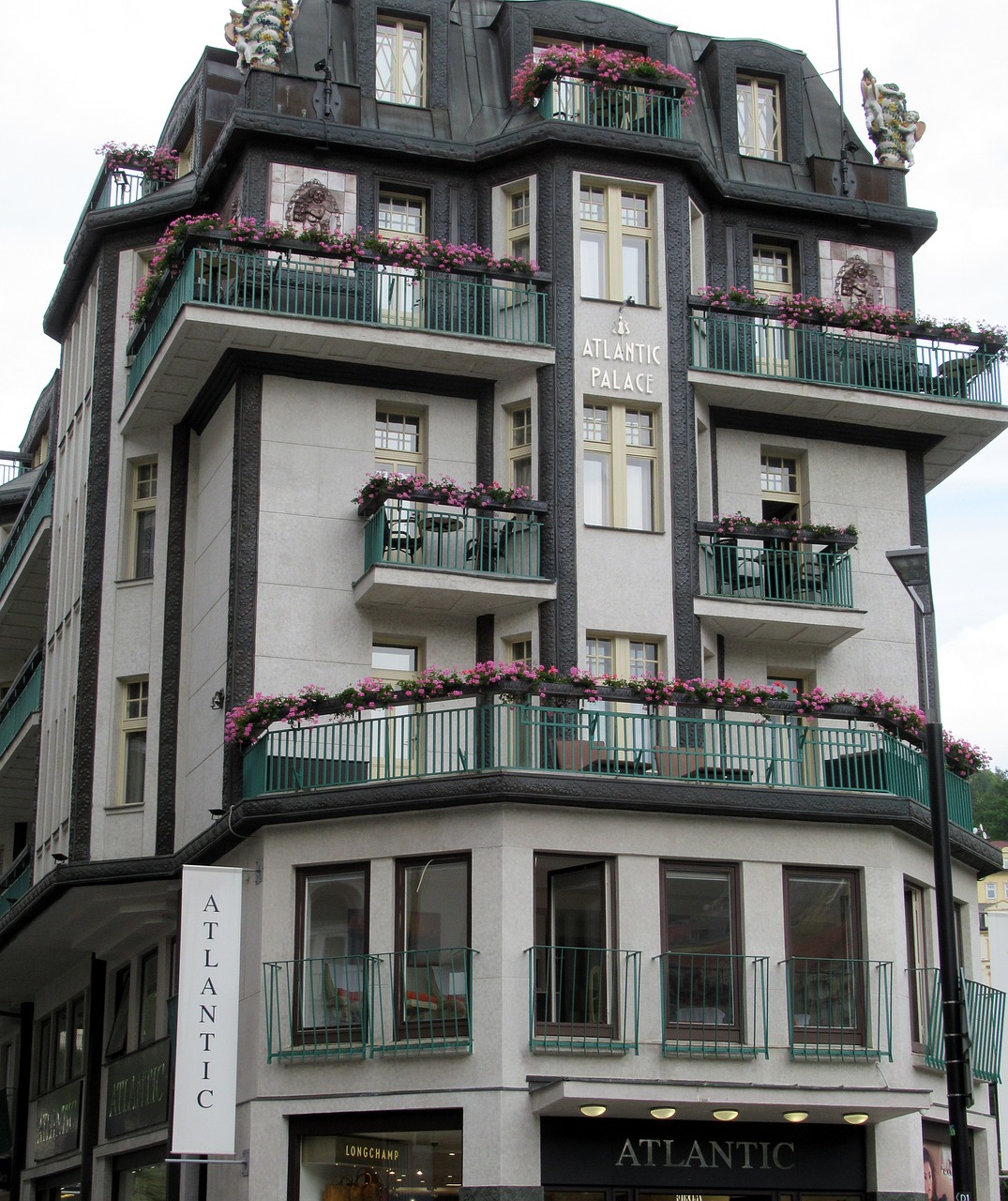 karlovy vary hotel balconies free photo