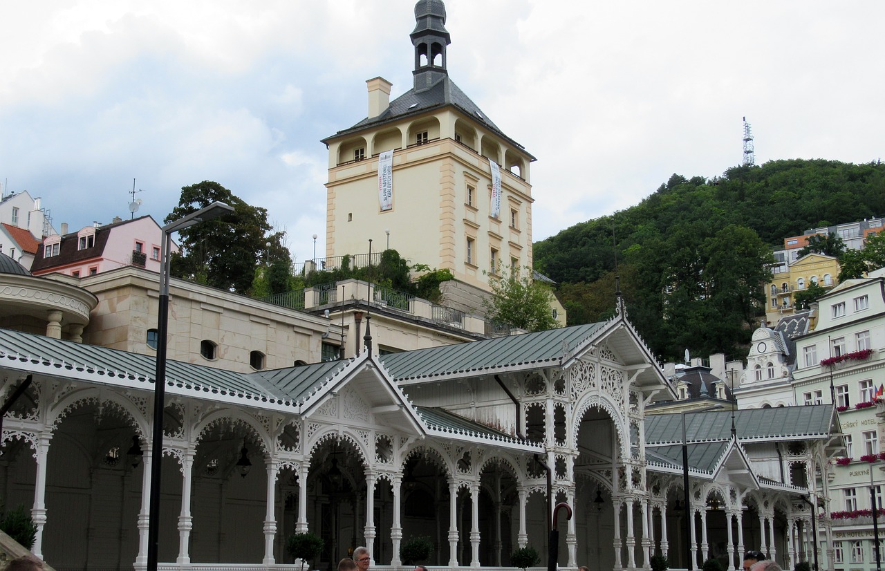 karlovy vary gazebo hill free photo