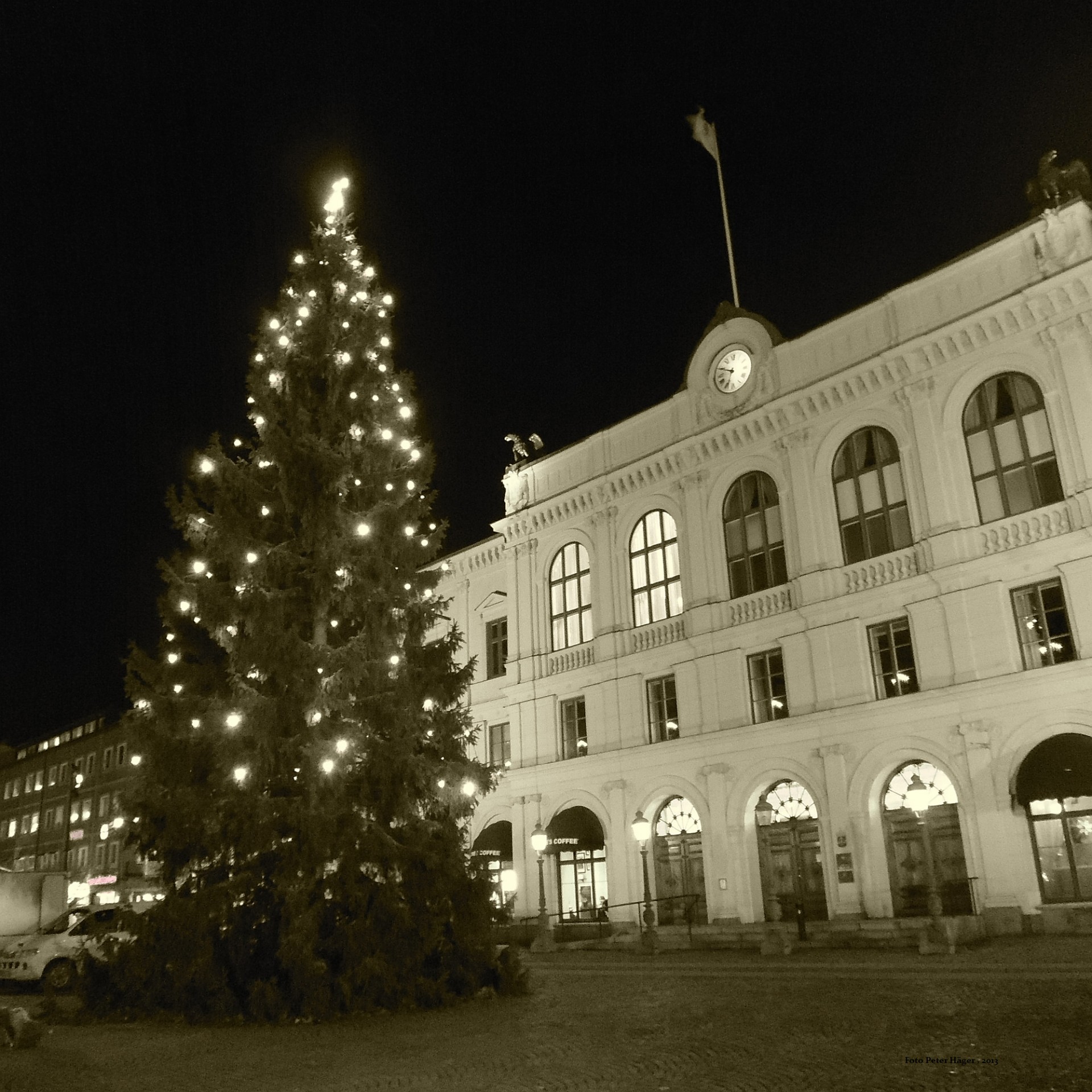 christmas tree karlstad christmas time free photo