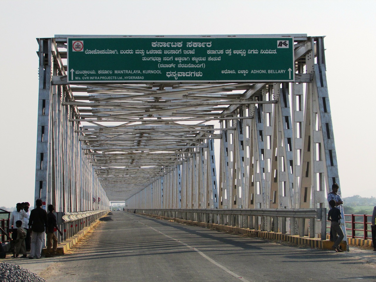 karnataka andhra bridge india free photo