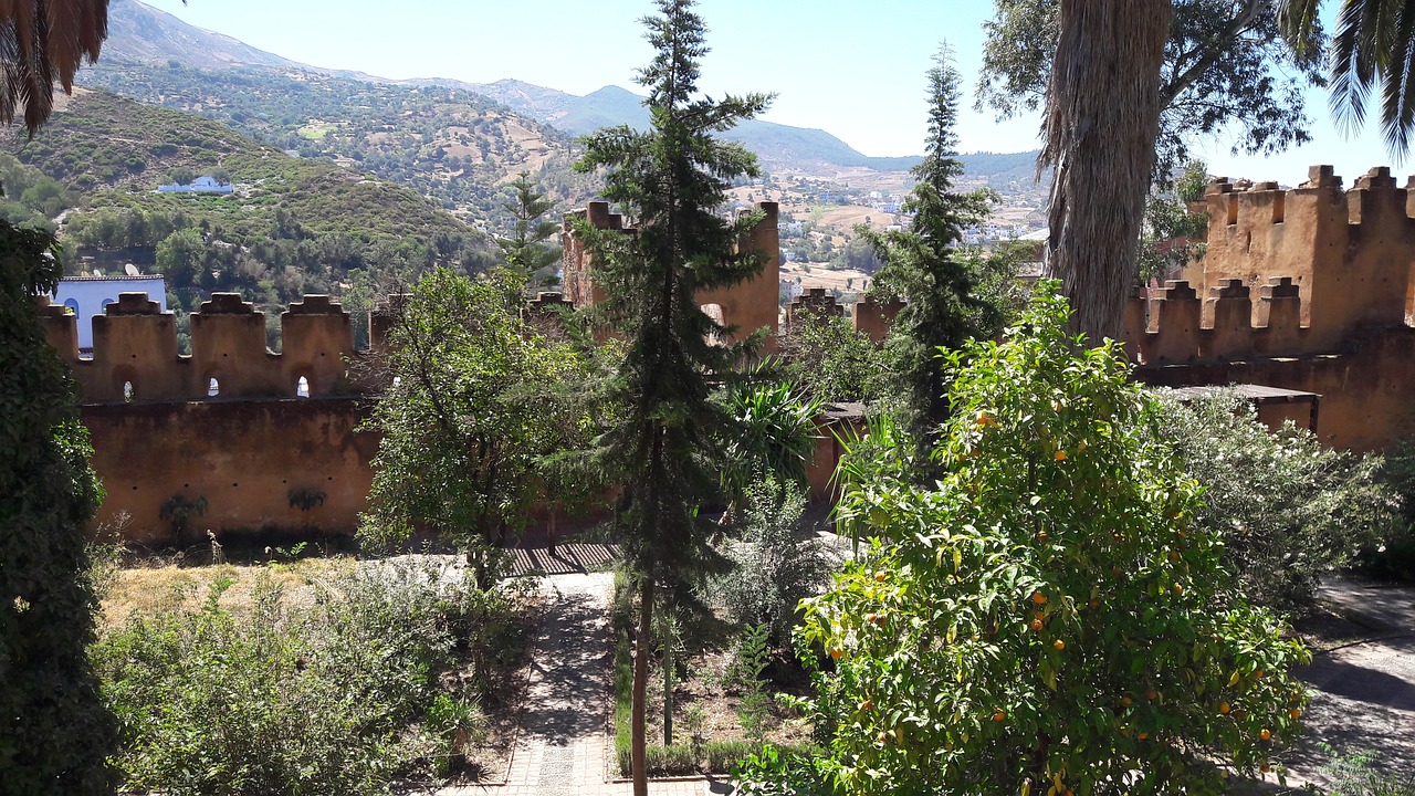 kasbah landscape mountain free photo