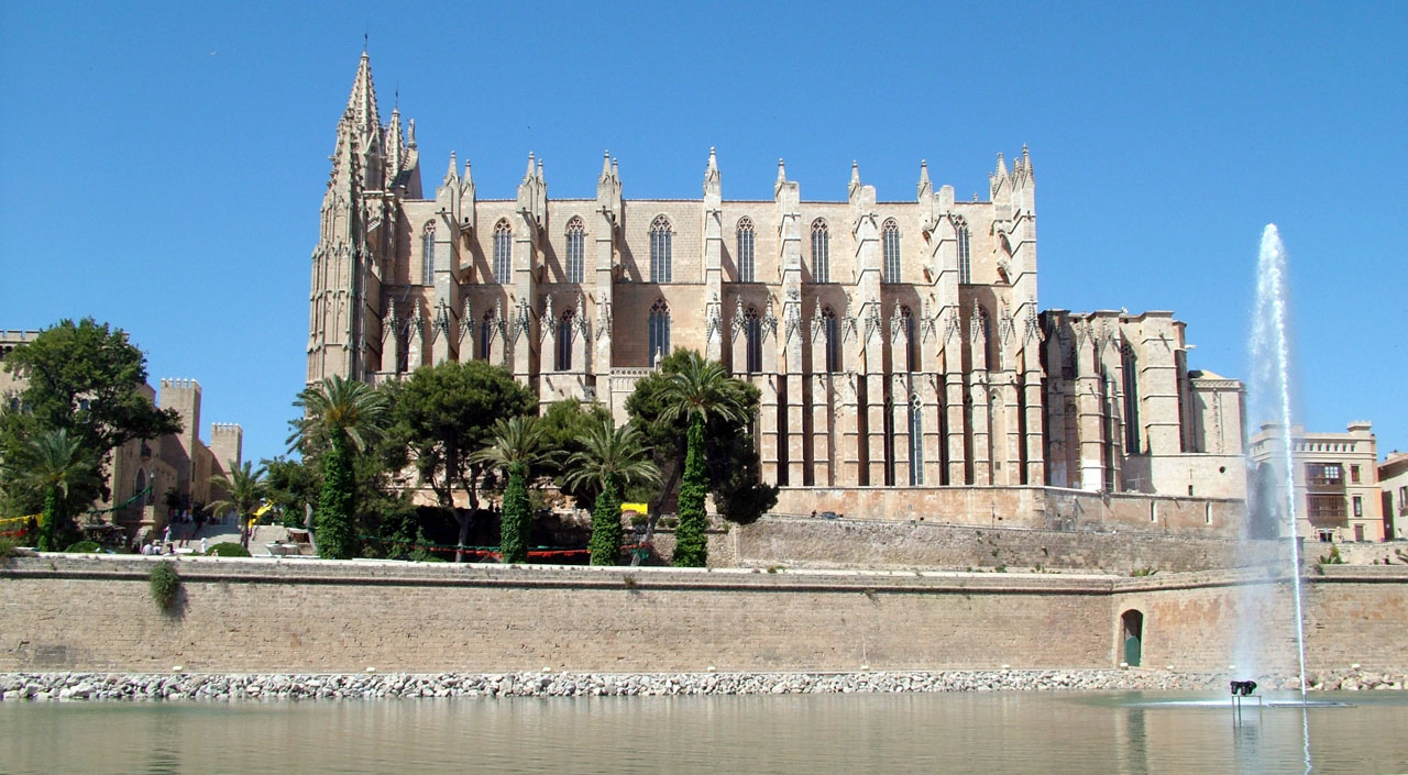 cathedral mallorca faith free photo