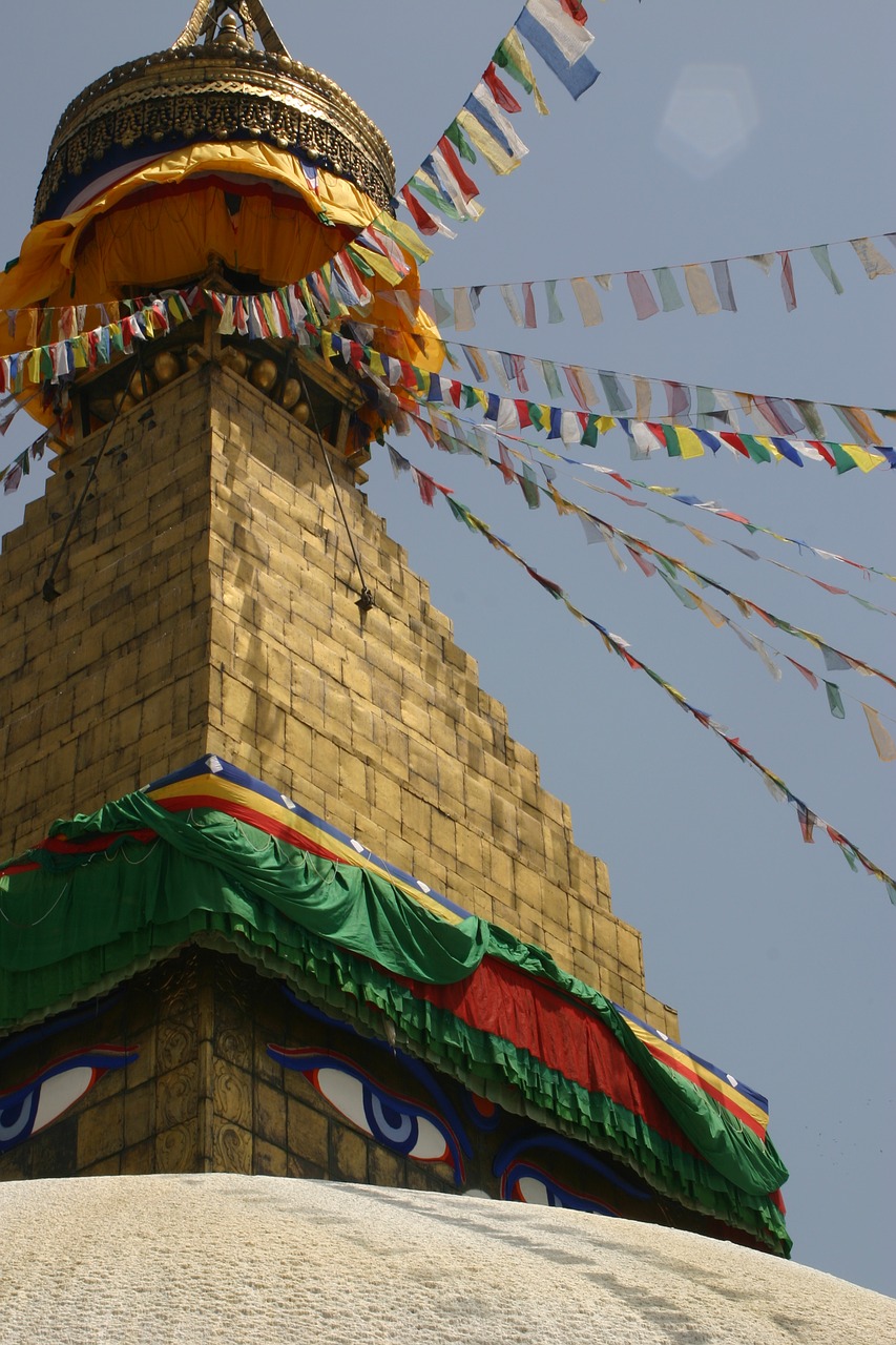 kathmandu boudhanath stupa free photo