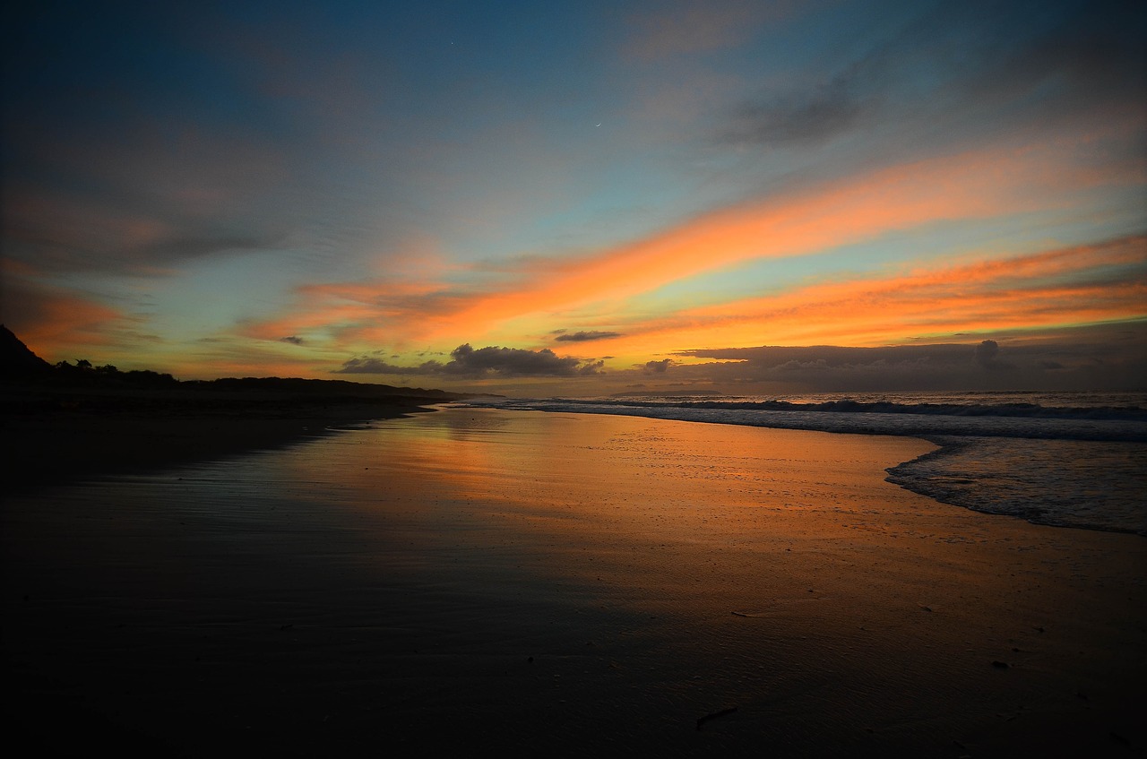 kauai  sunset  sky free photo