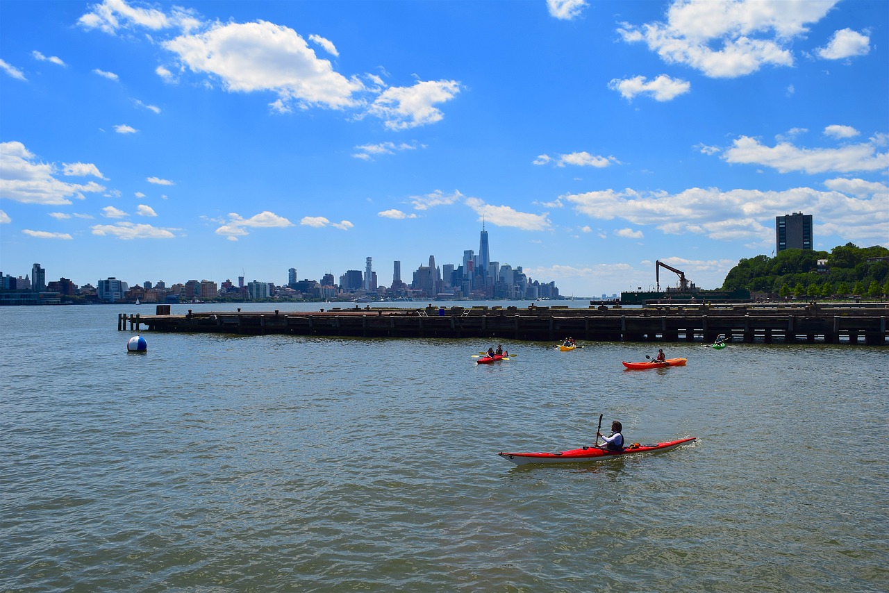 kayak river hudson river free photo