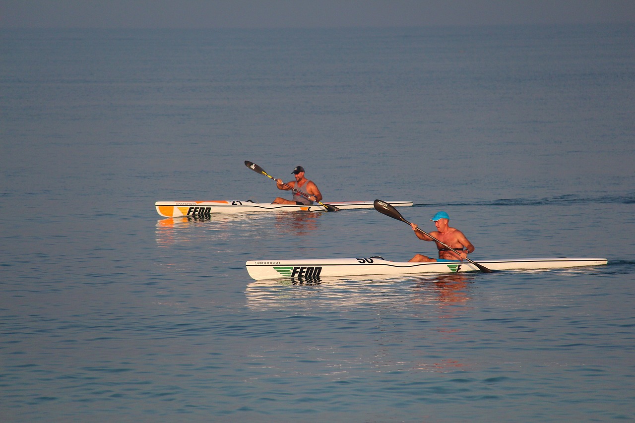 kayak sea water free photo