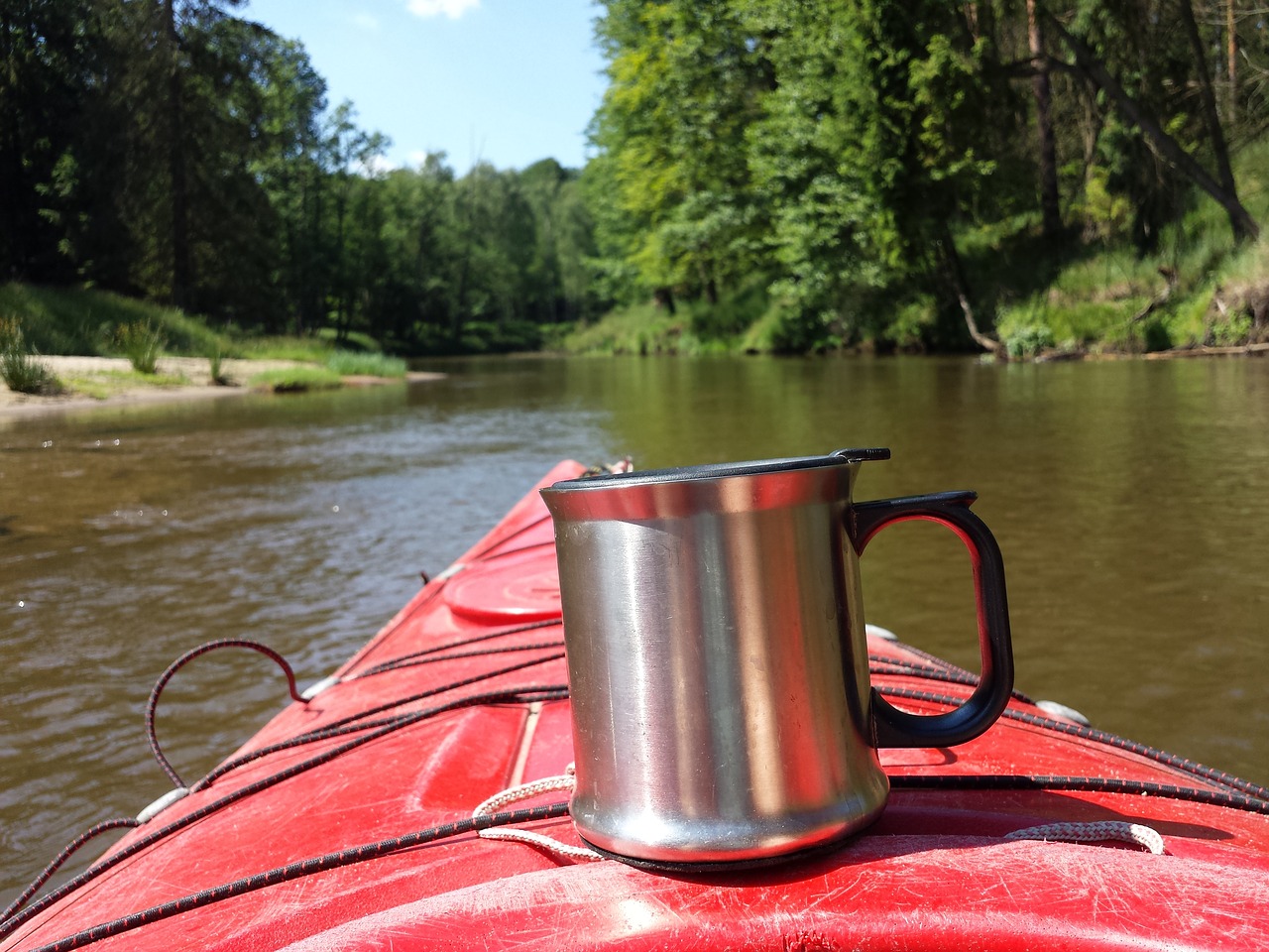 kayak tea mug free photo