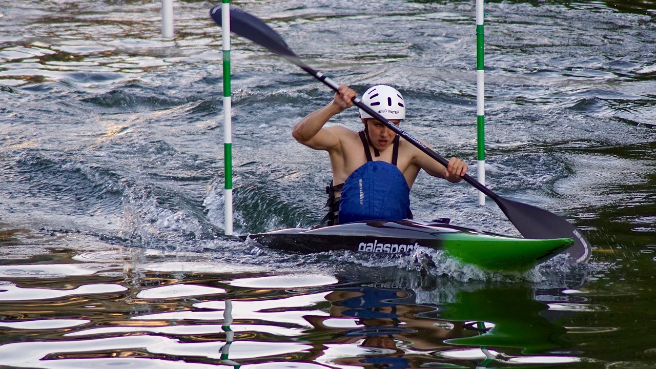 kayak white water water sports free photo