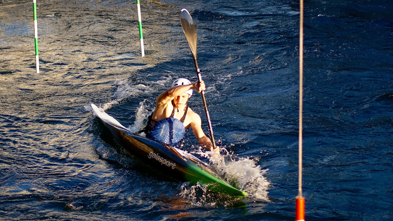 kayak white water water sports free photo
