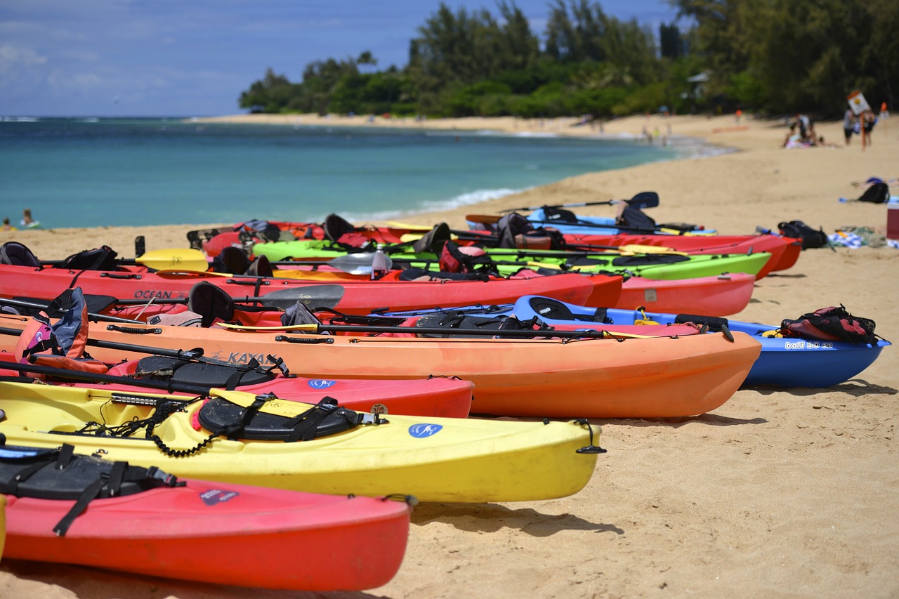 kayak boat water free photo