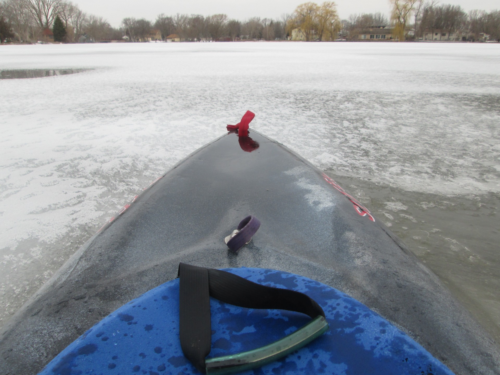 ice kayak winter free photo
