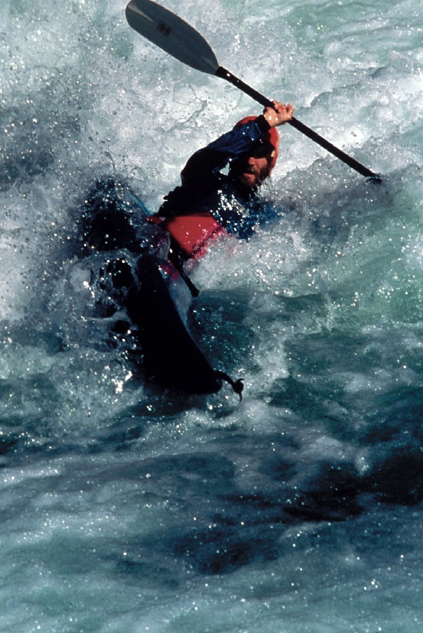 kayaker sport water free photo