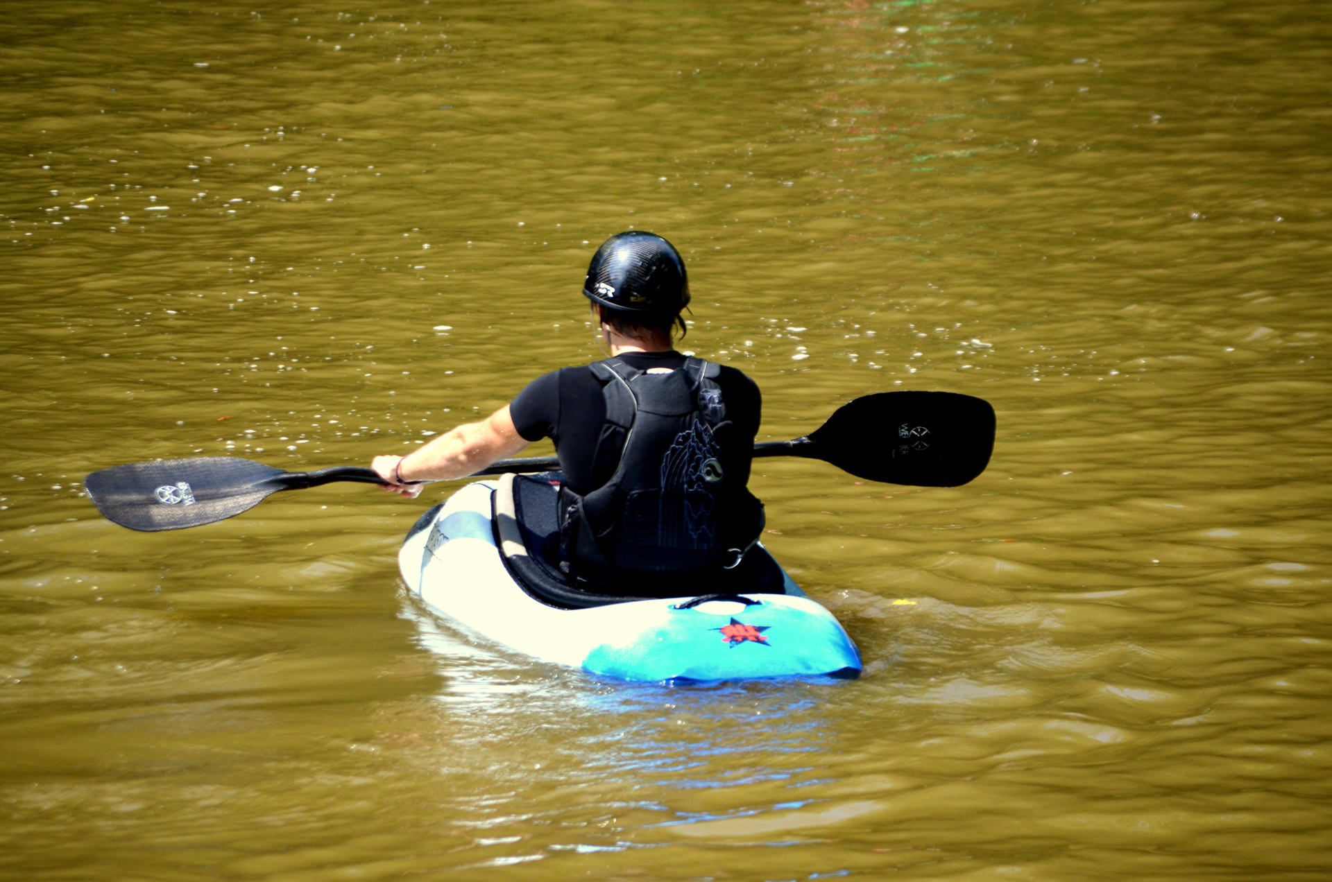 kayaker kayak boat free photo