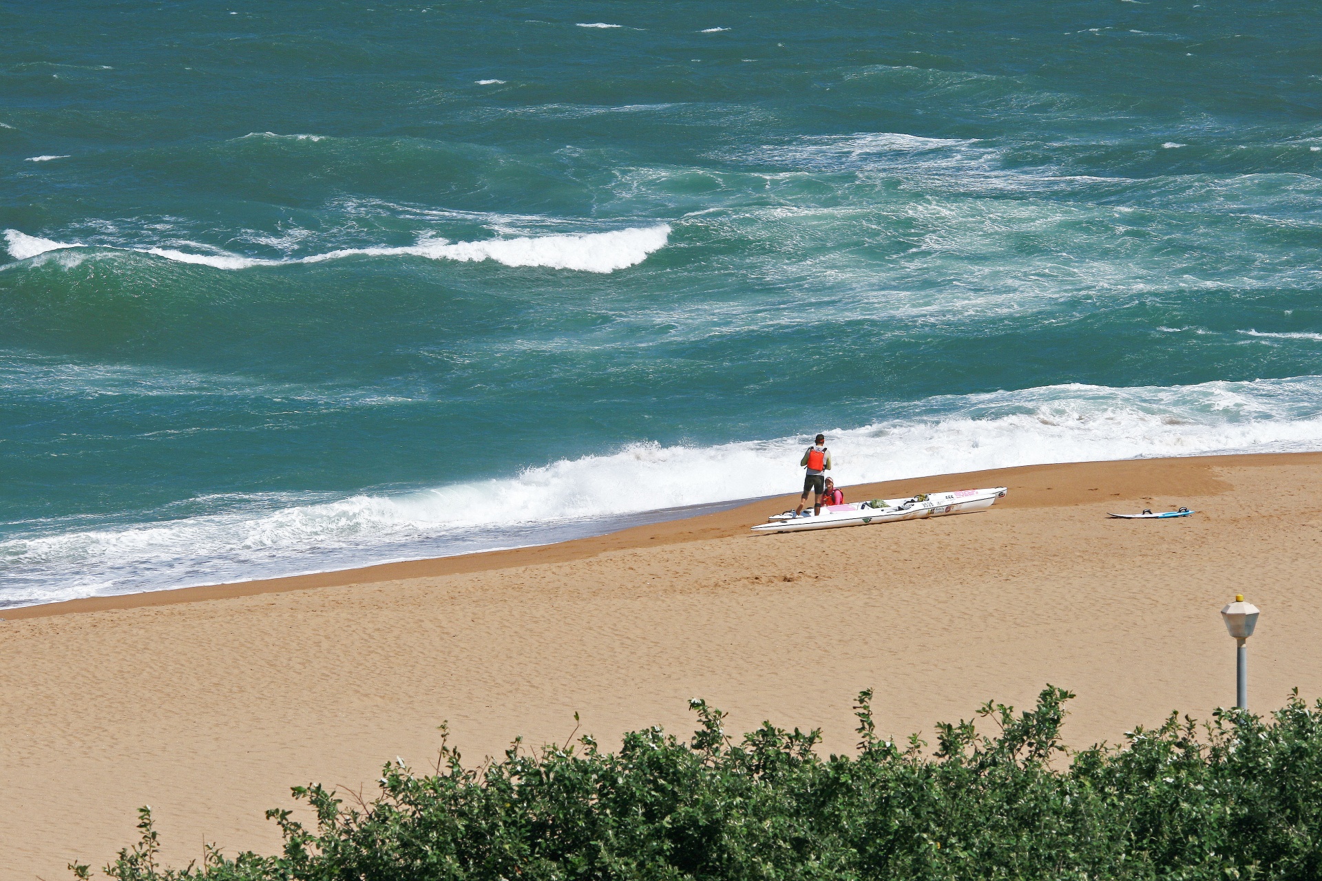 kayak kayakers preparing free photo