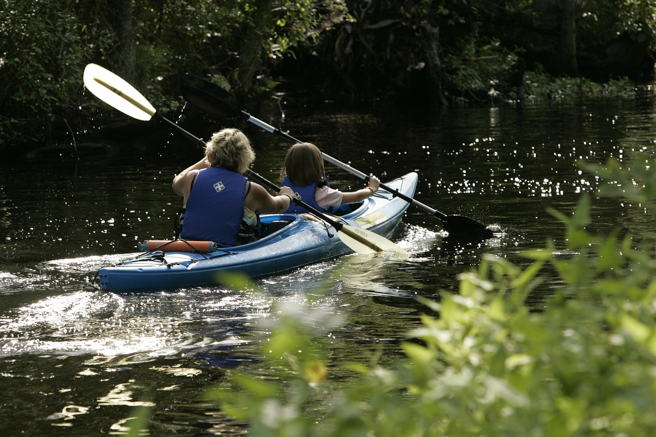 kayaking water sport free photo