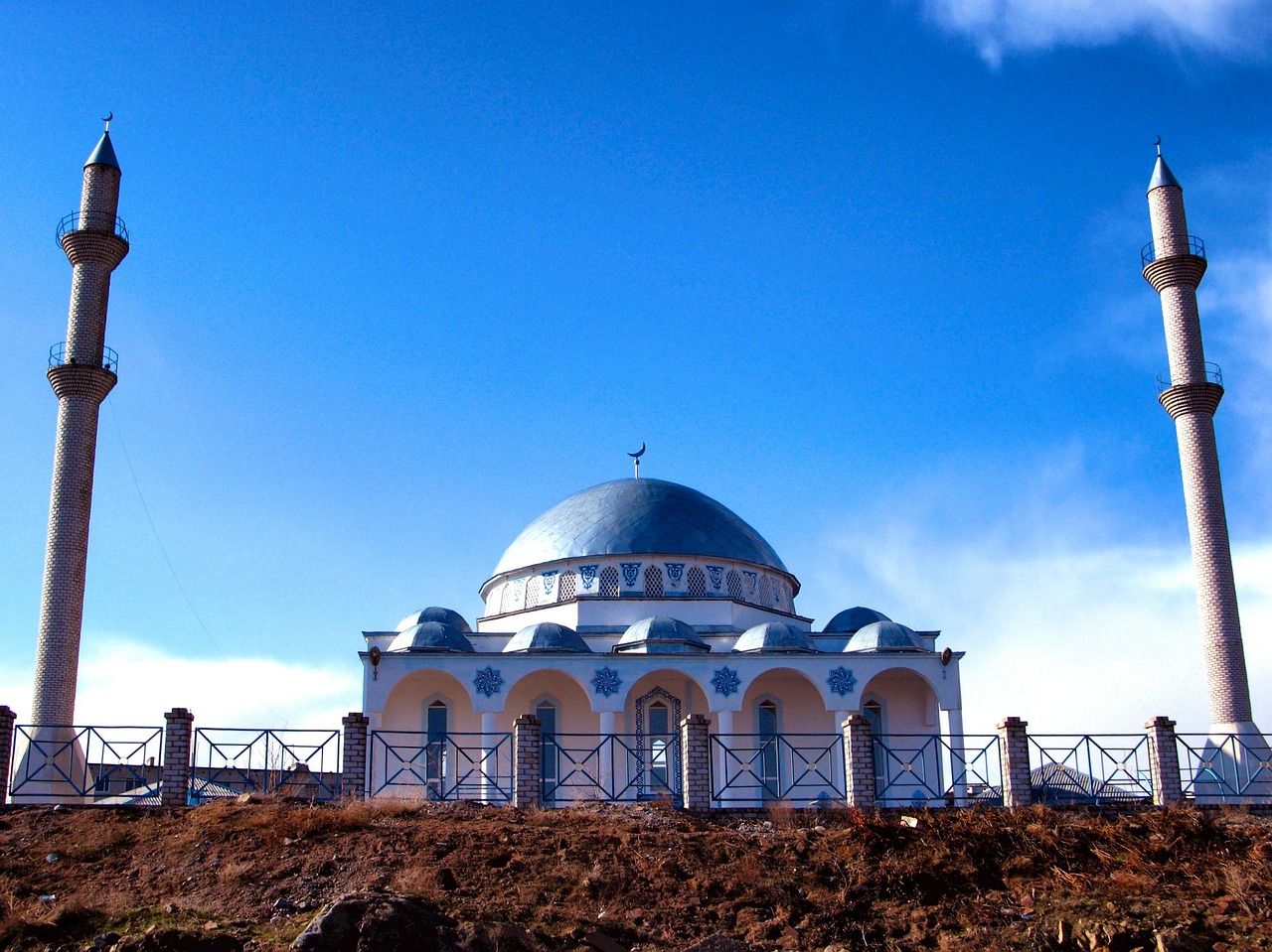 kazakhstan building mosque free photo