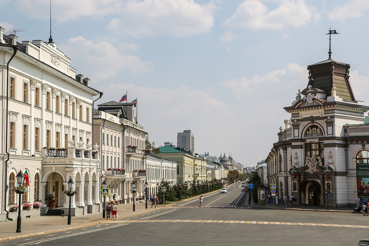 kazan  city  avenue free photo