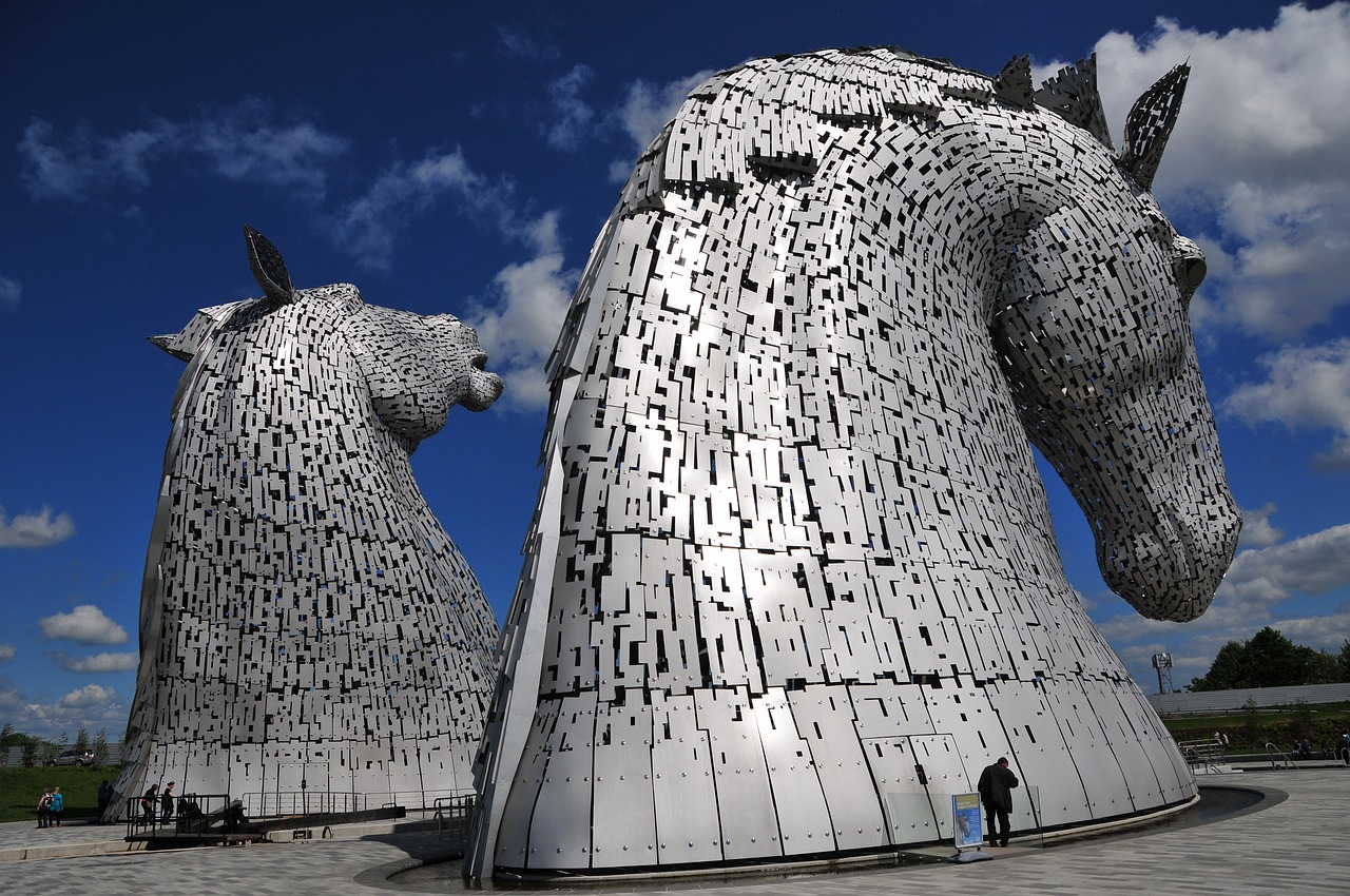 kelpies  horse  horses free photo