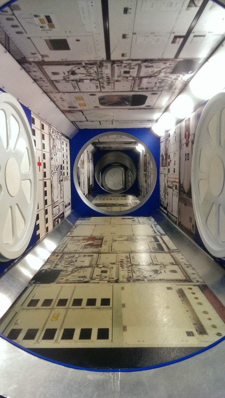 kennedy space center spaceship interior free photo