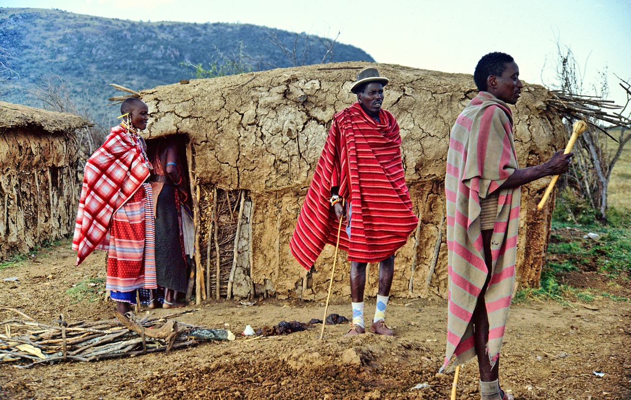 kenya masai mara maasai warrior free photo