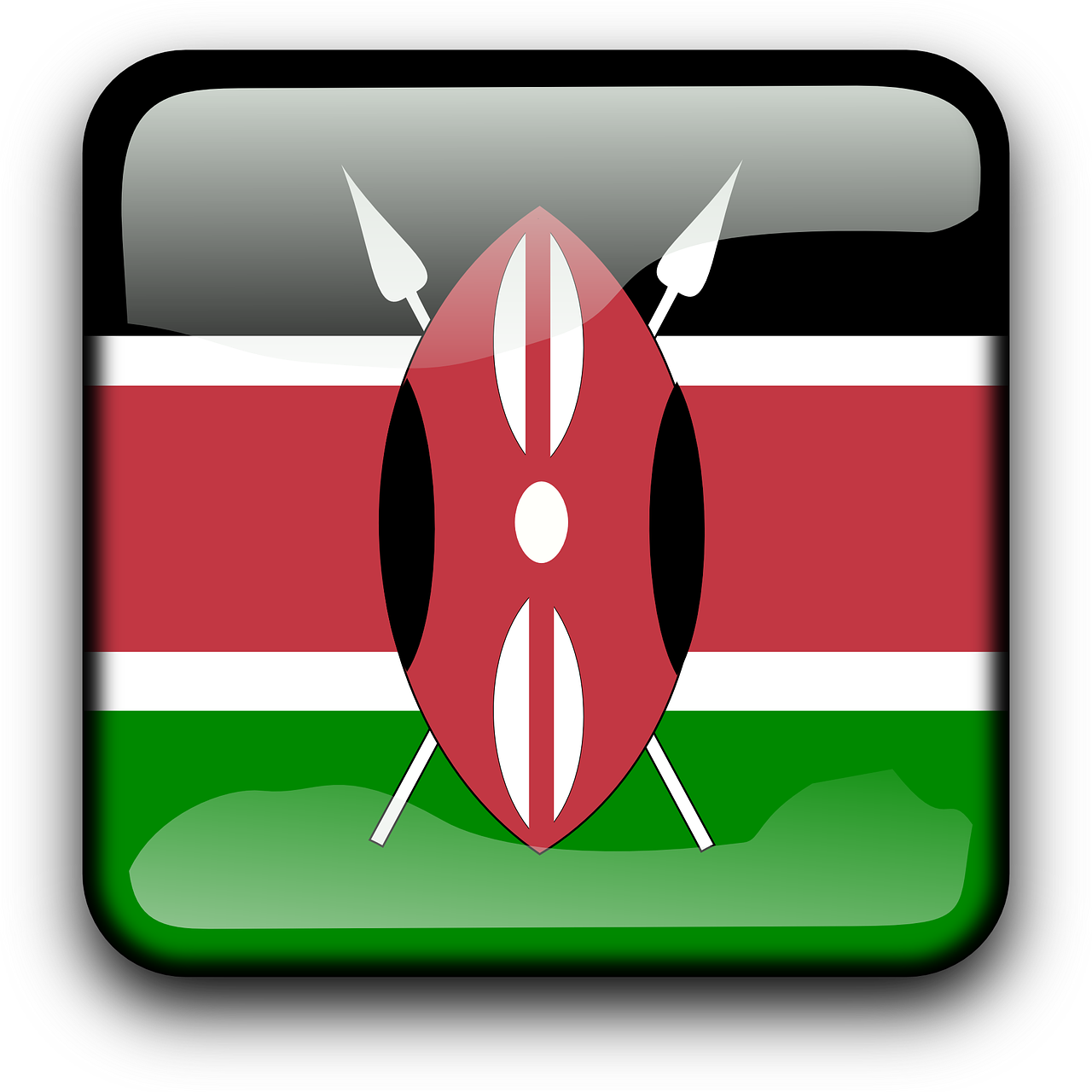 kenya flag country free photo