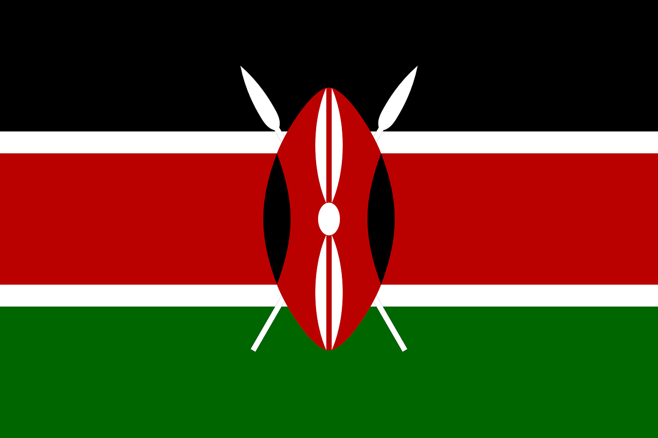 kenya flag national flag free photo