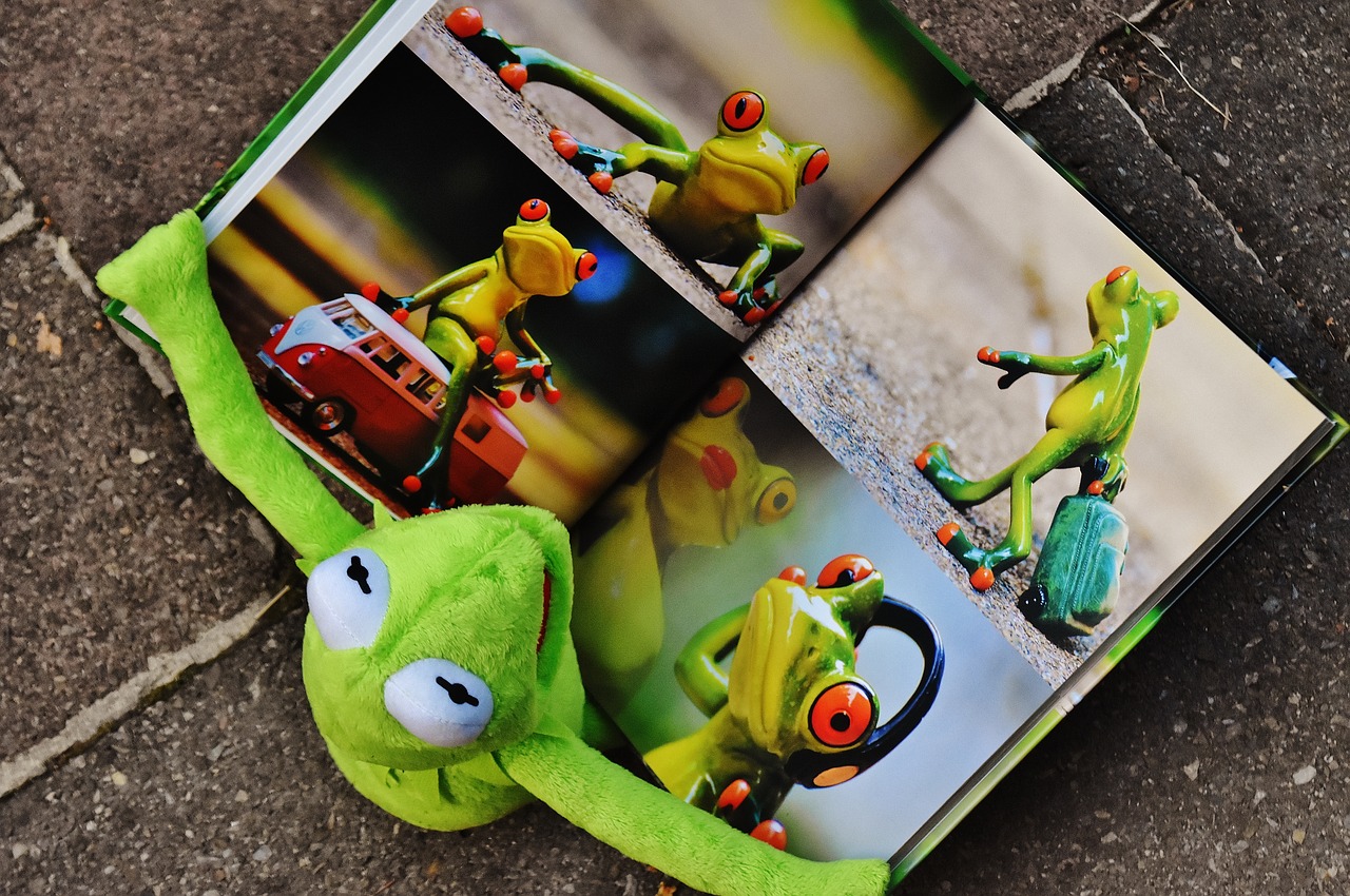 kermit book picture book free photo