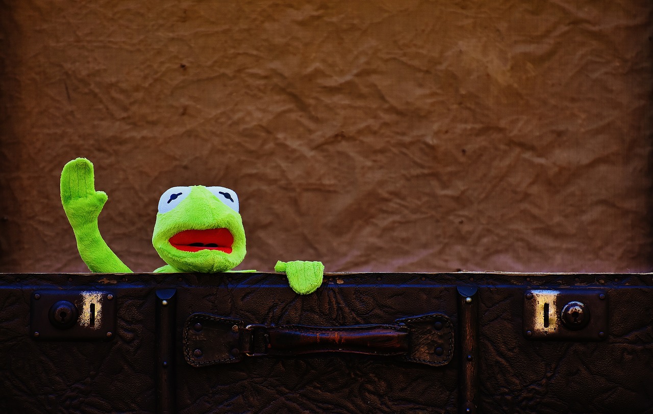 kermit farewell cute free photo