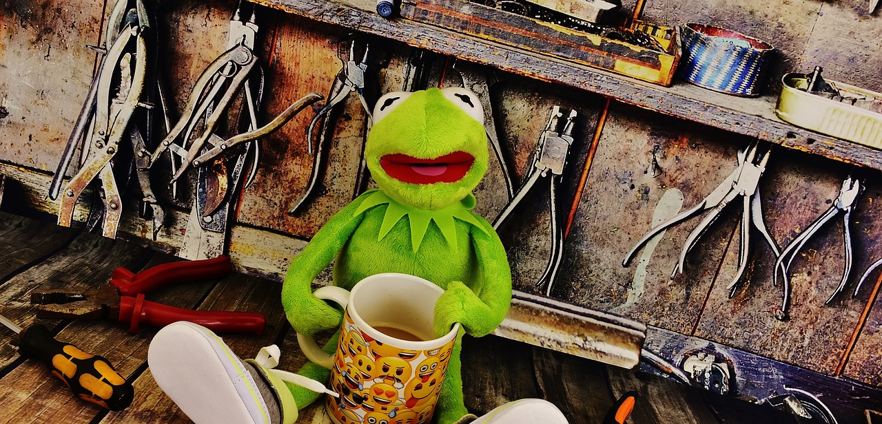 kermit workshop coffee break free photo