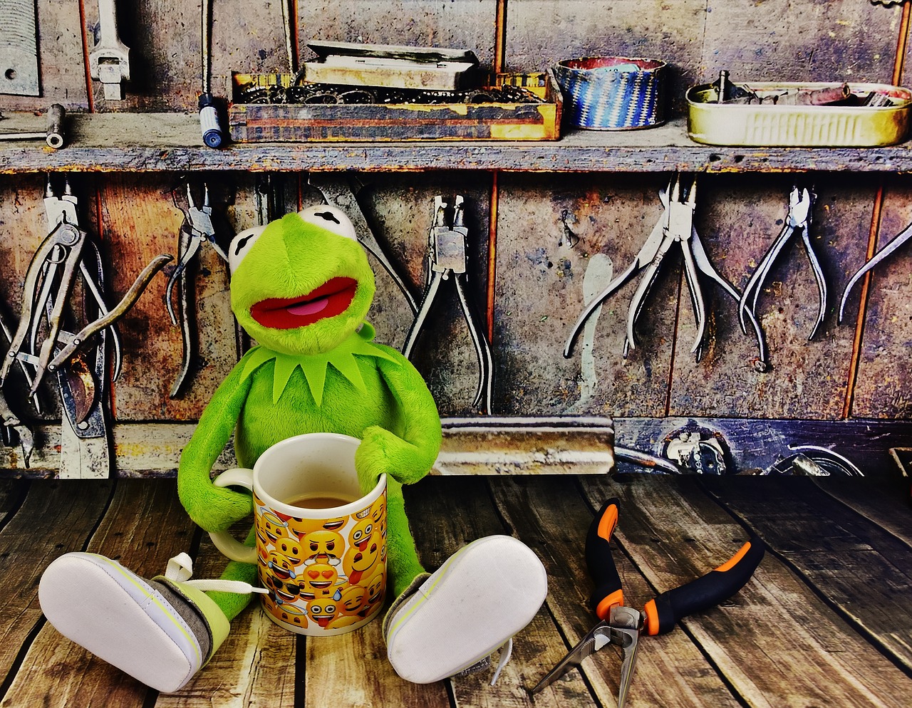 kermit workshop coffee break free photo