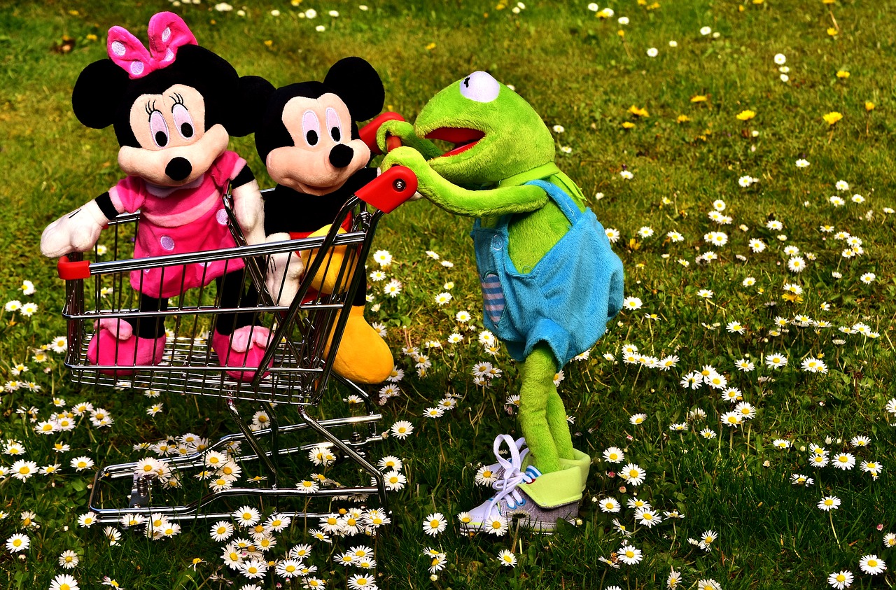 kermit frog micky mouse free photo