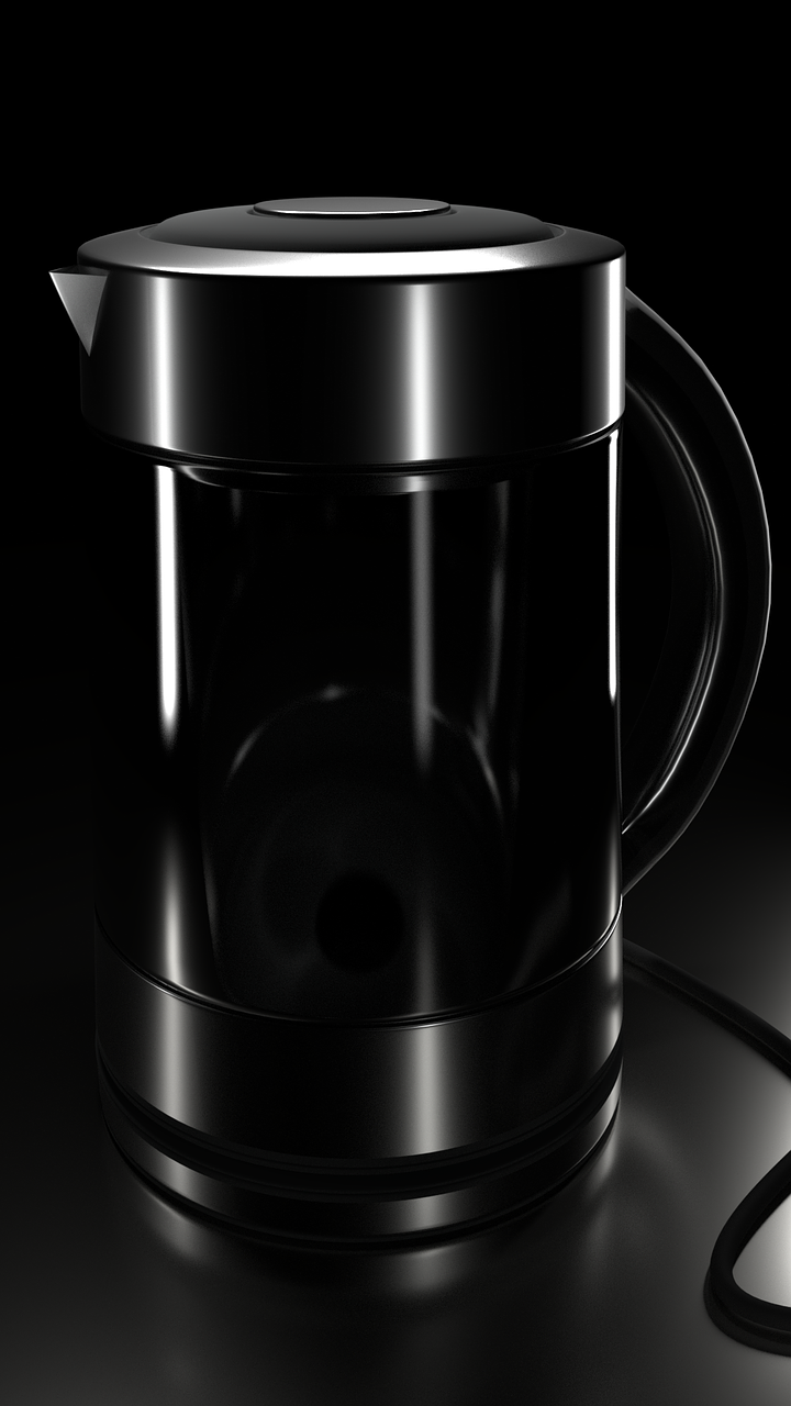 kettle black glass free photo