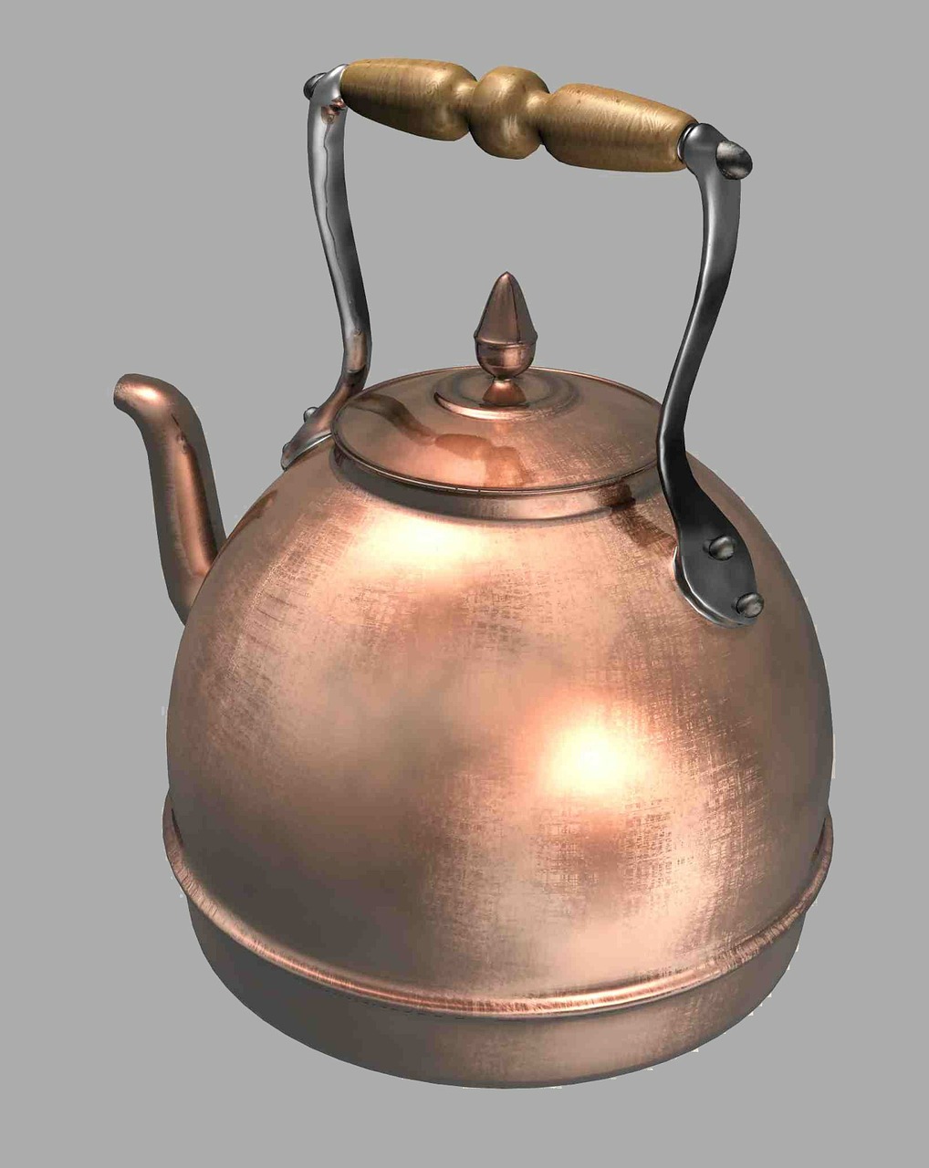 kettle copper kitchen free photo