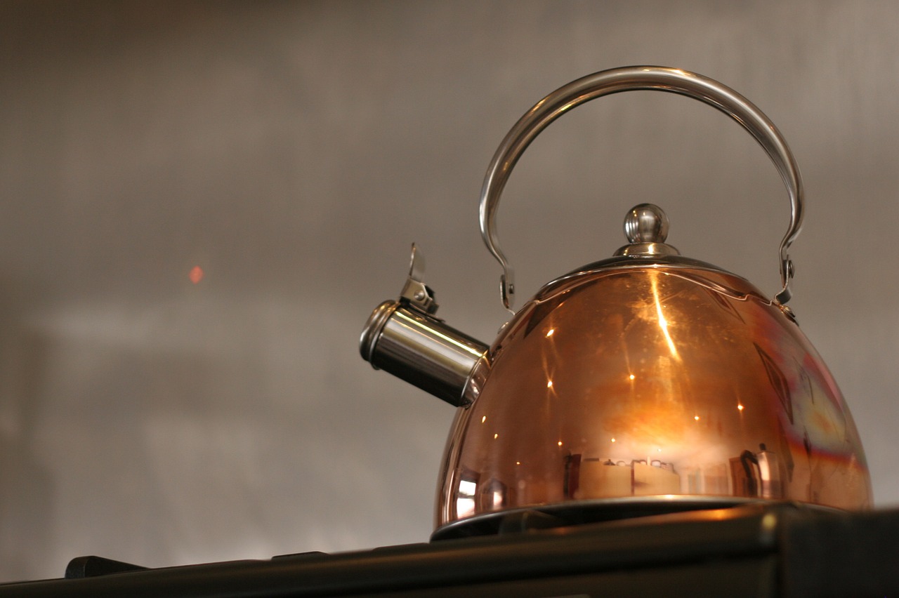 kettle water boiling free photo