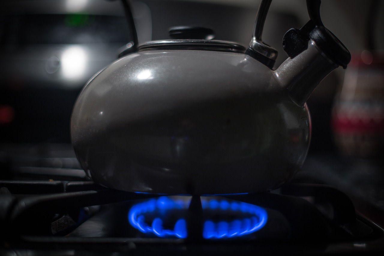 kettle stove heating free photo