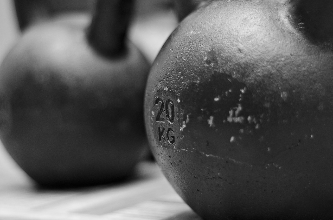 kettlebell training gym free photo