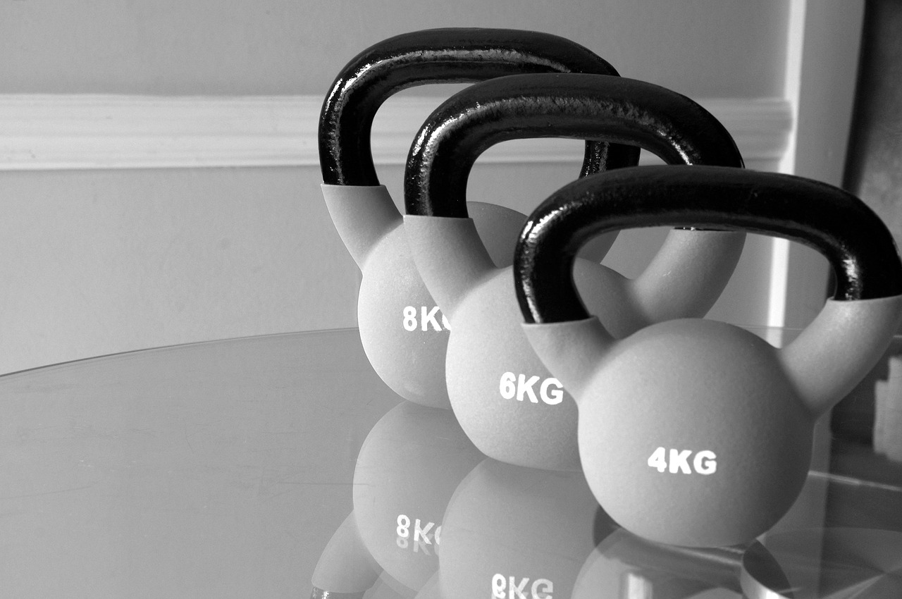 kettlebells  sport  workout free photo