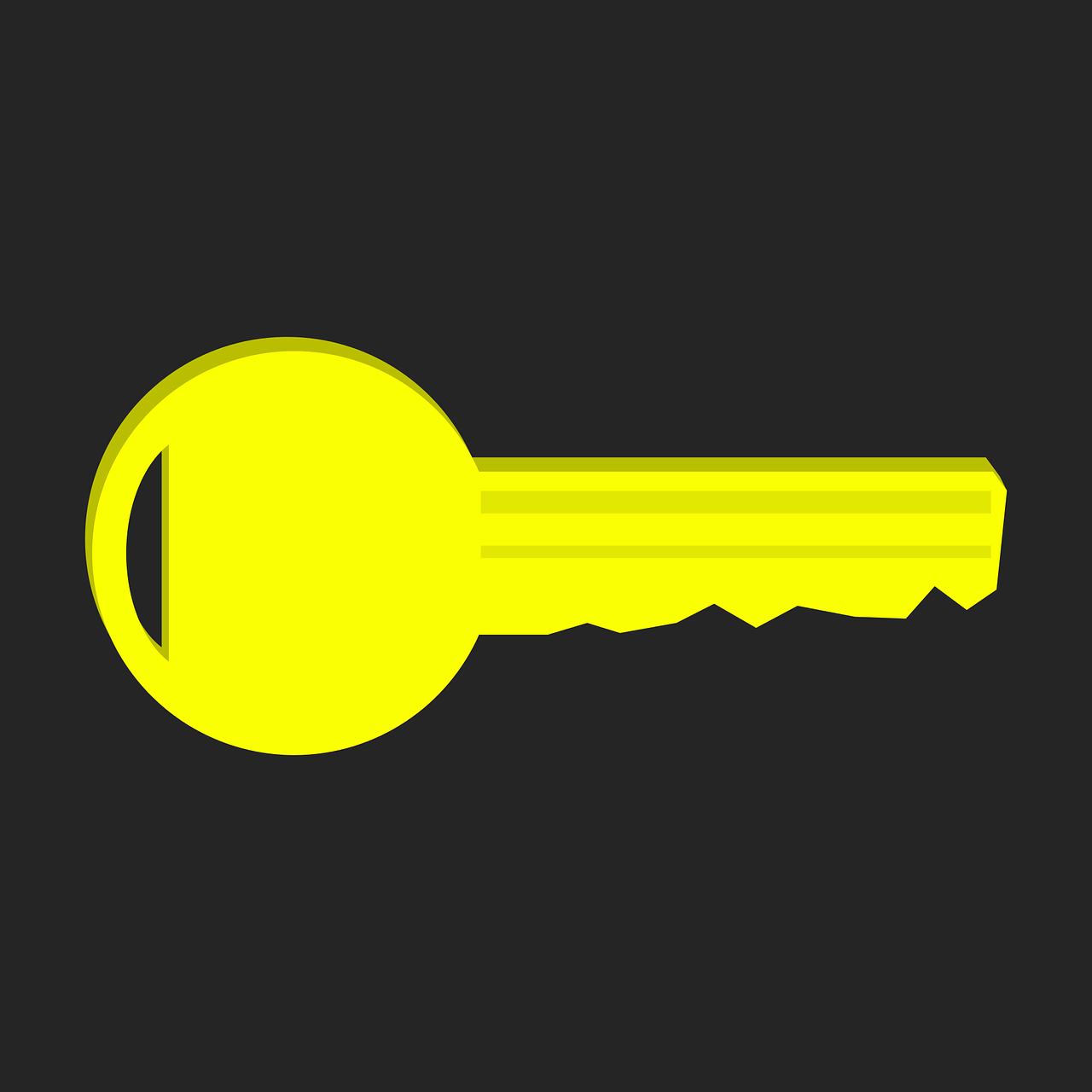 key key service yellow free photo