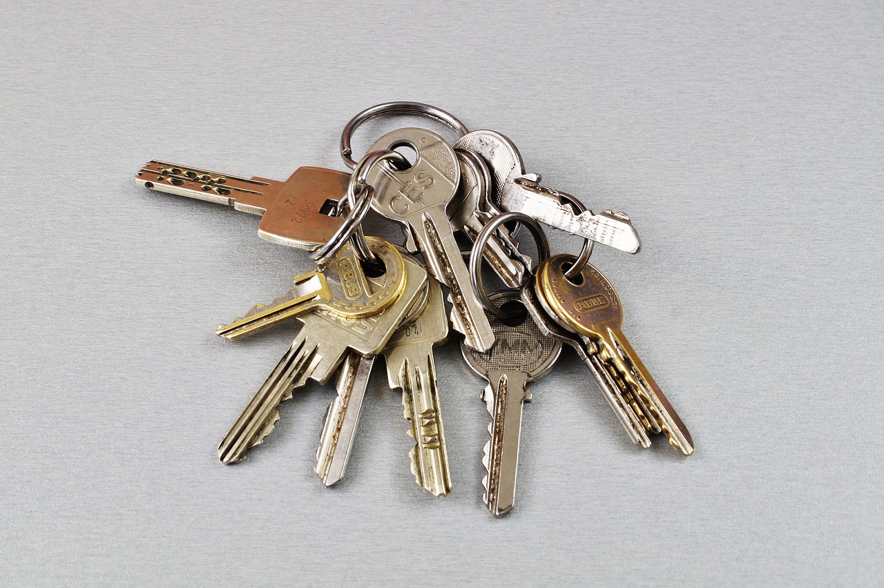 key keychain door key free photo