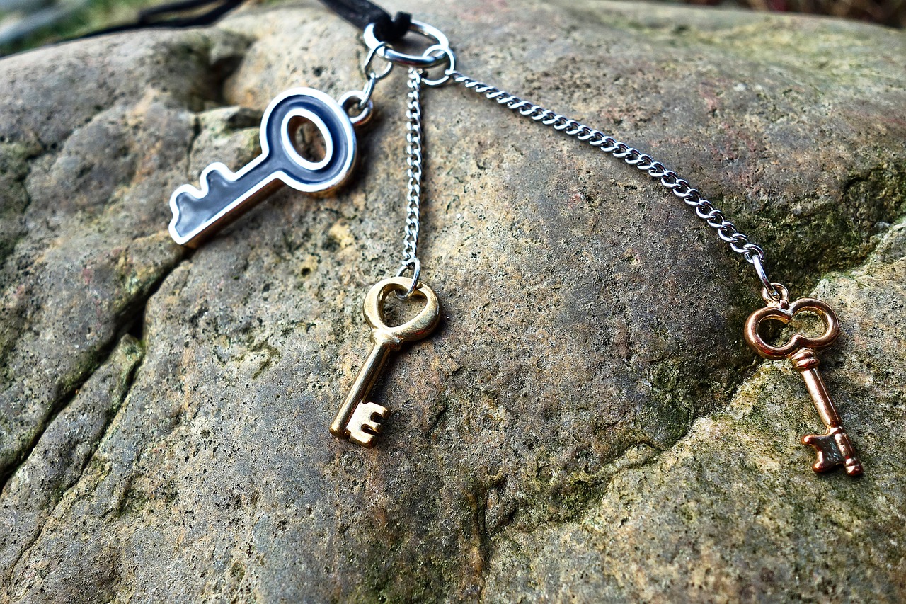 key necklace chain free photo