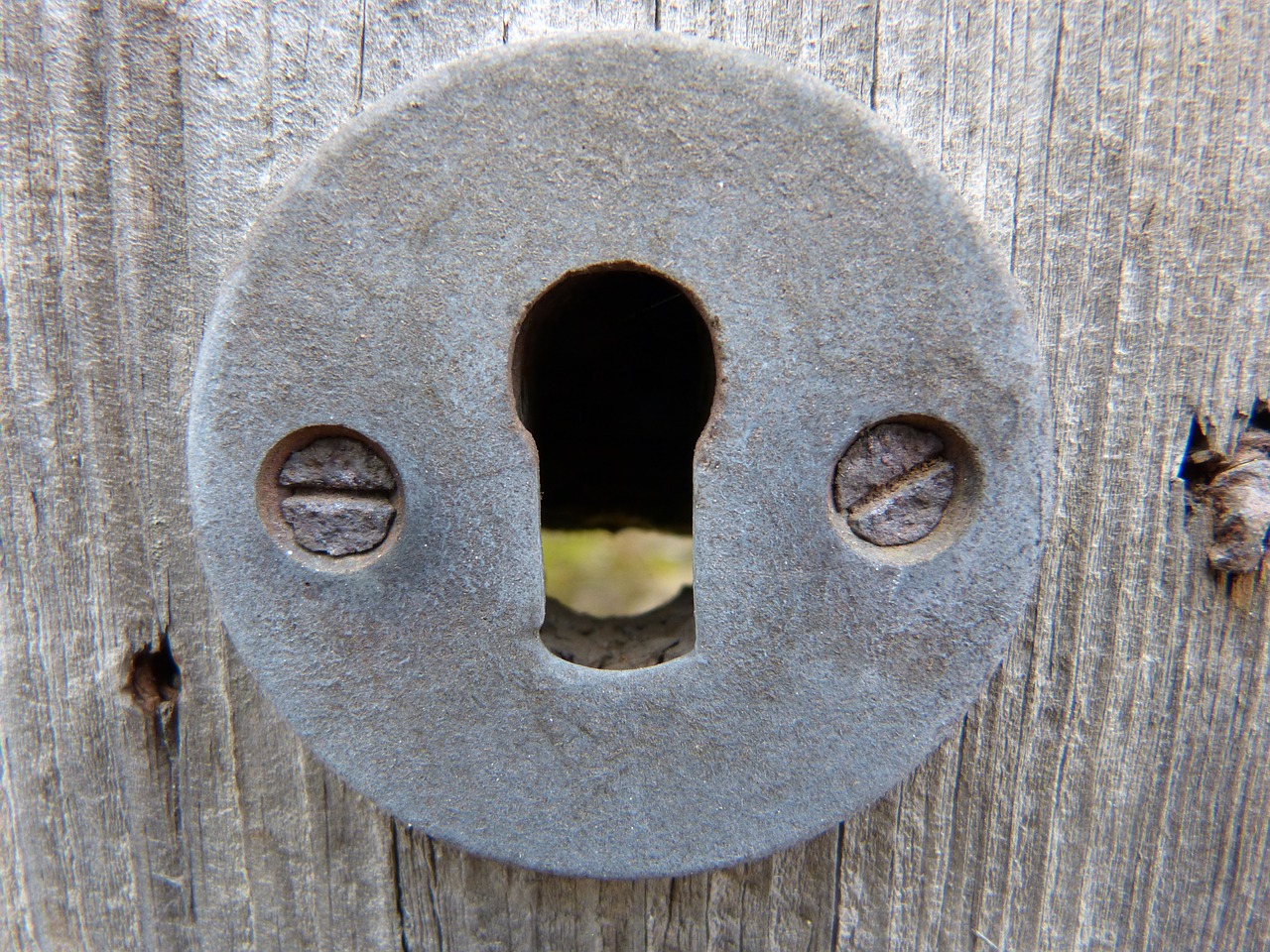 key hole stainless old free photo