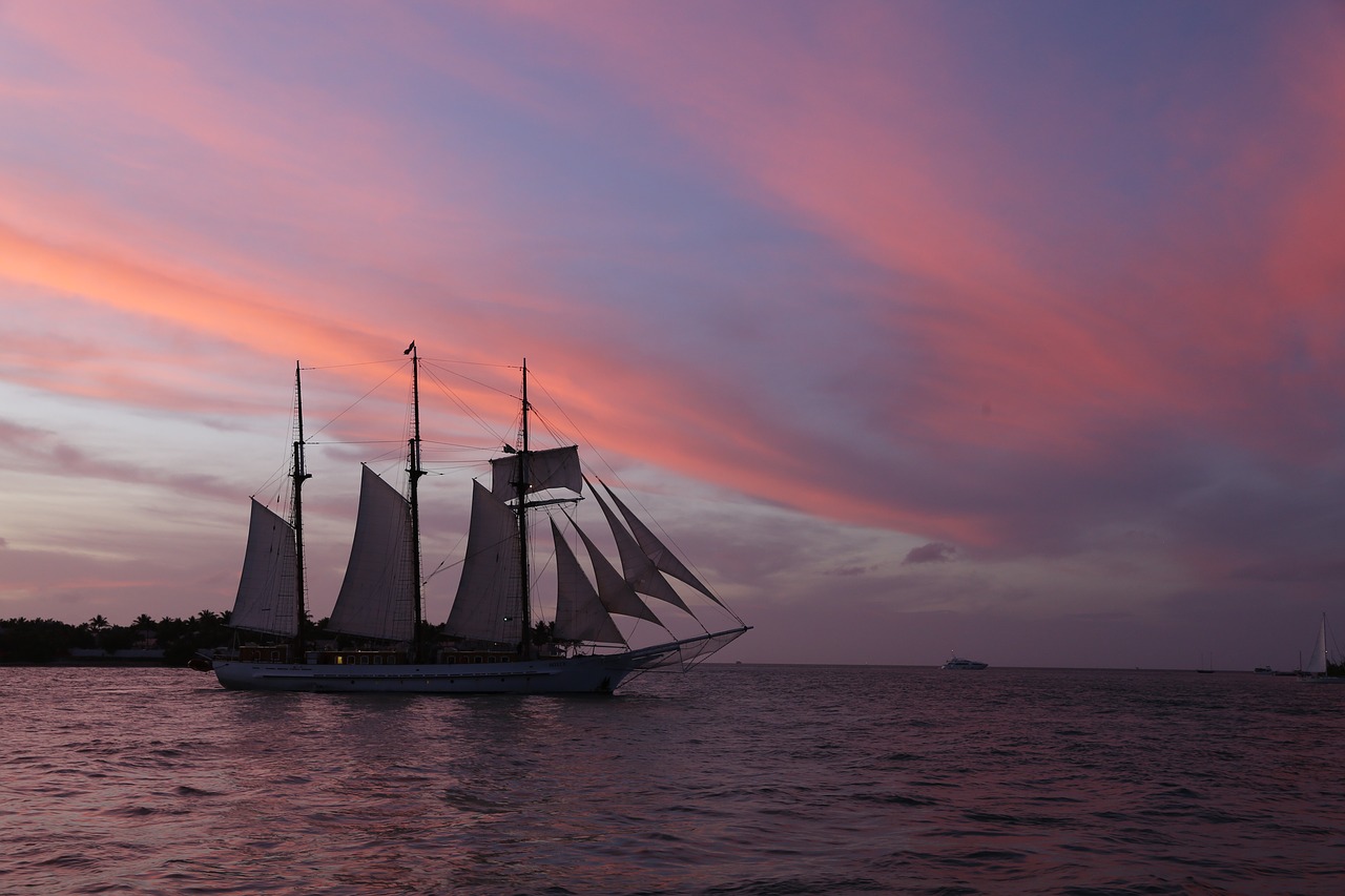 key west sunset sea free photo