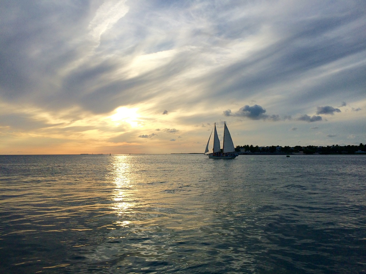 key west sunset celebration florida free photo