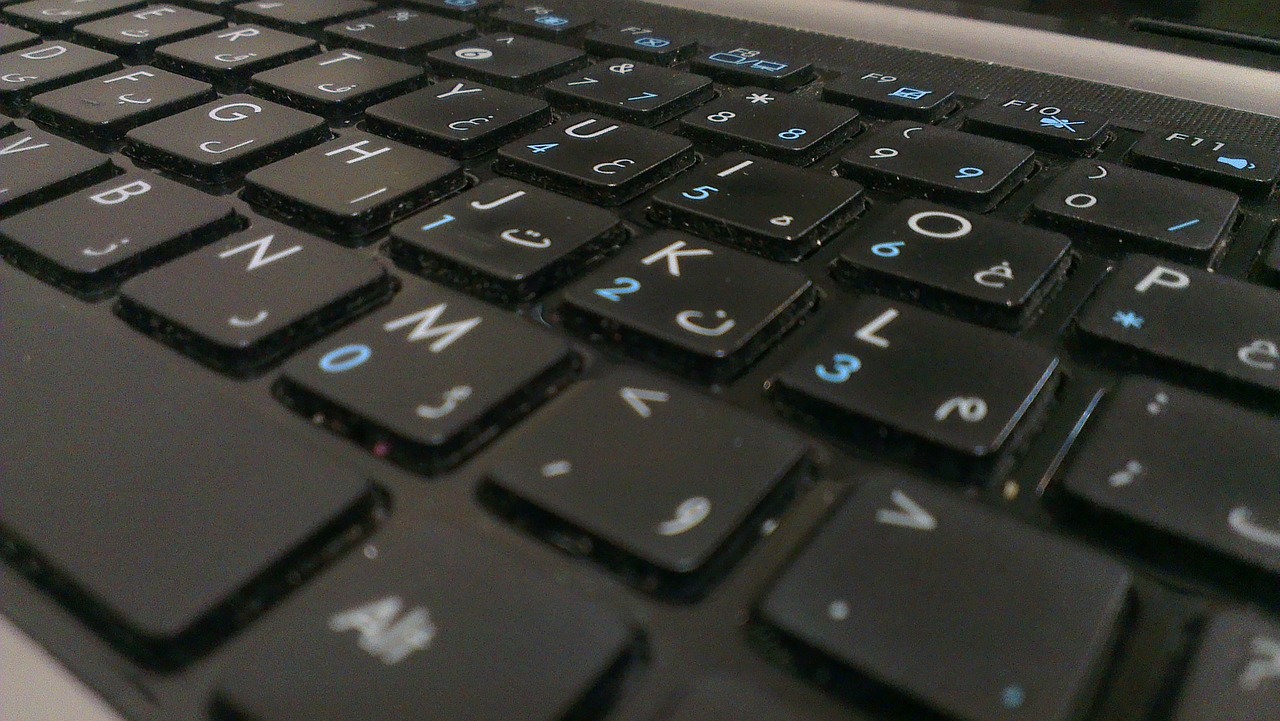 keyboard black computer free photo