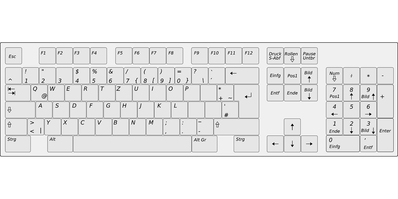 keyboard hardware layout free photo