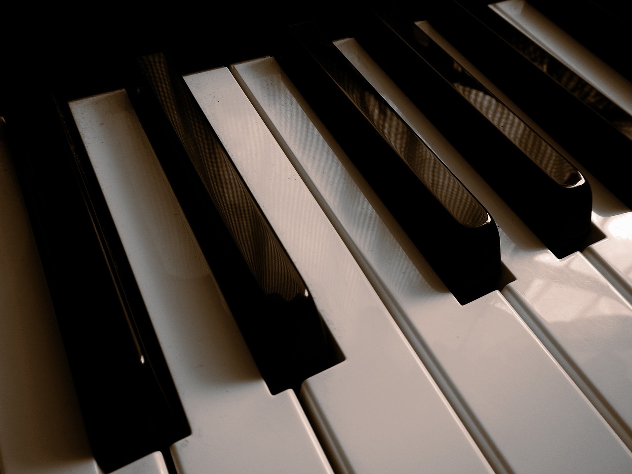 keyboard piano keys musical notes free photo