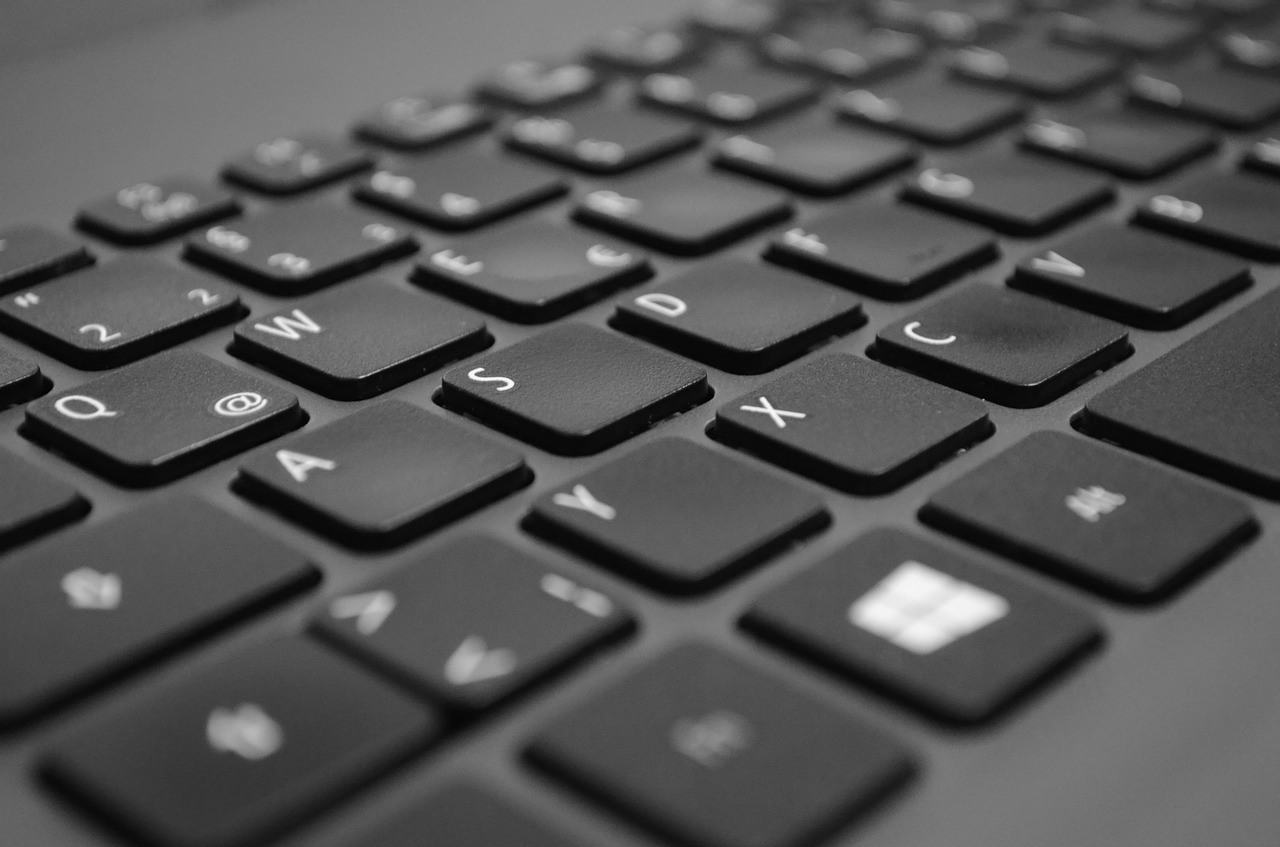 keyboard laptop keys free photo