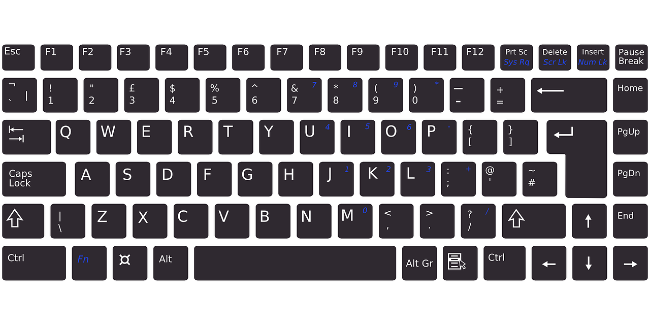 keyboard electronic computer free photo