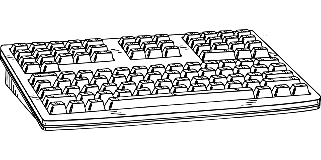 keyboard,hardware,input,device,peripheral,free vector graphics,free pictures, free photos, free images, royalty free, free illustrations, public domain